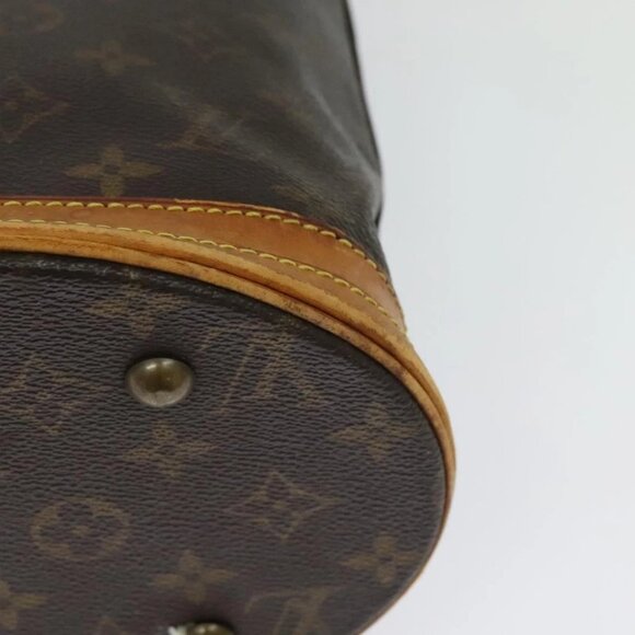 LOUIS VUITTON Monogram Bucket PM Shoulder Bag M42238 LV Auth 135054 - Picture 11 of 16